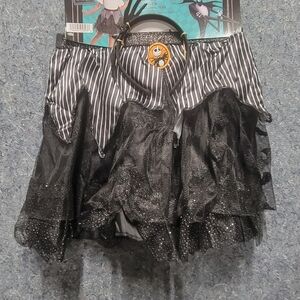 Kids-Girls Halloween Jack Skellington Skit‎ & Headband New Age 7and up